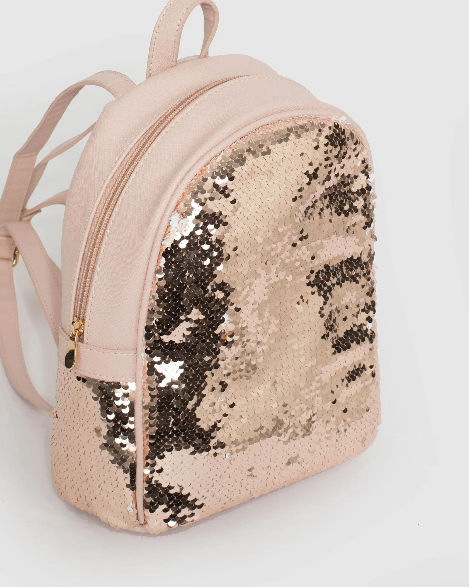 Rose Gold Sequin Kids Backpack