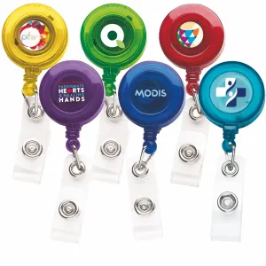 Round Retractable Badge Reel  Chroma - #403019