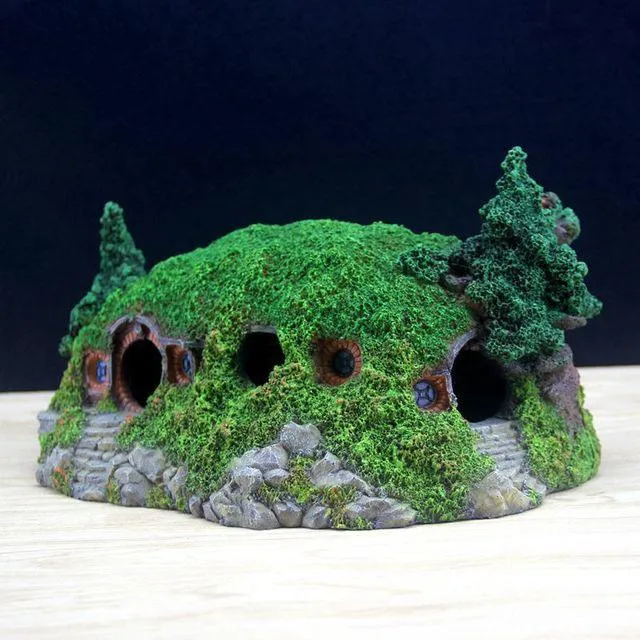 RQ1816 Cave House Aquarium Decoration 28.5x18x15cm