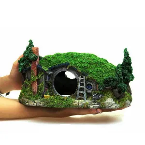 RQ1816 Cave House Aquarium Decoration 28.5x18x15cm