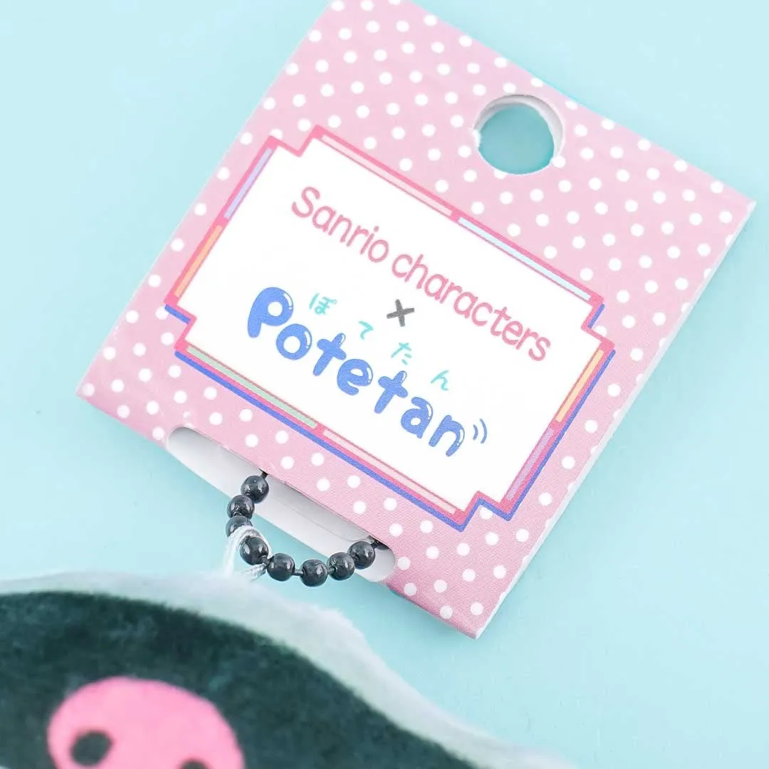 Sanrio Characters x Potetan Plushie Charm - Kuromi