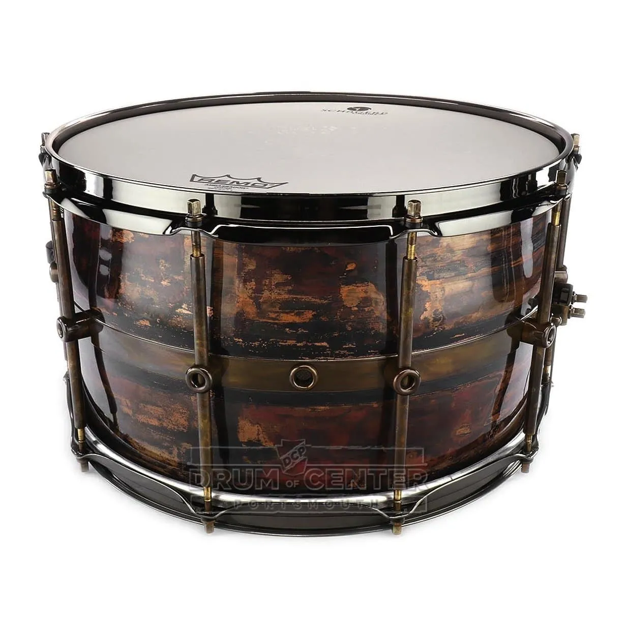 Schagerl Persephone Snare Drum 14x8 Copper Dark Vintage