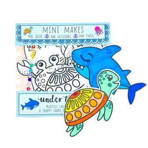 Sealife colouring craft