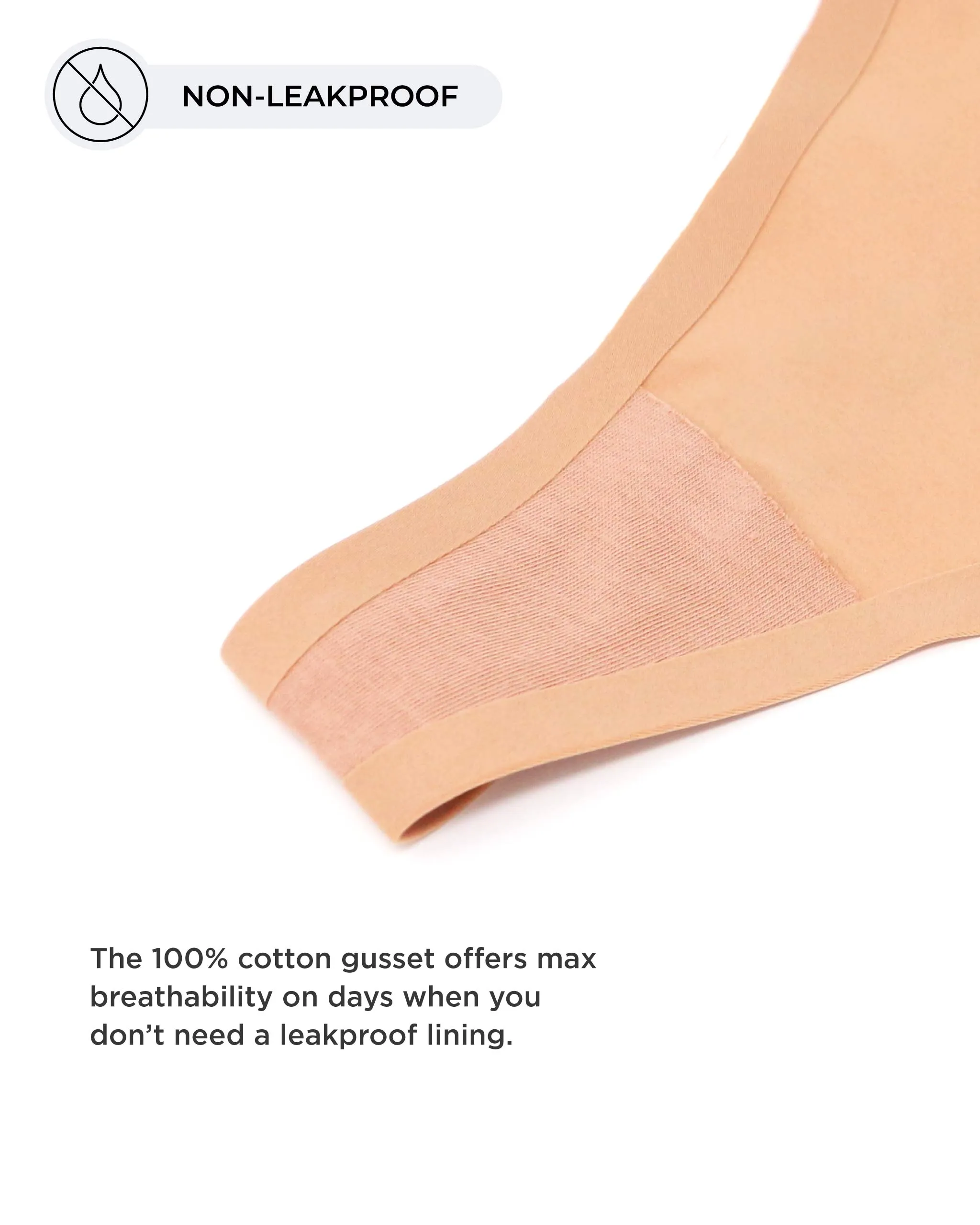 Seamless Thong — Non-Leakproof