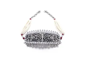 Silver Sharia Charming Choker