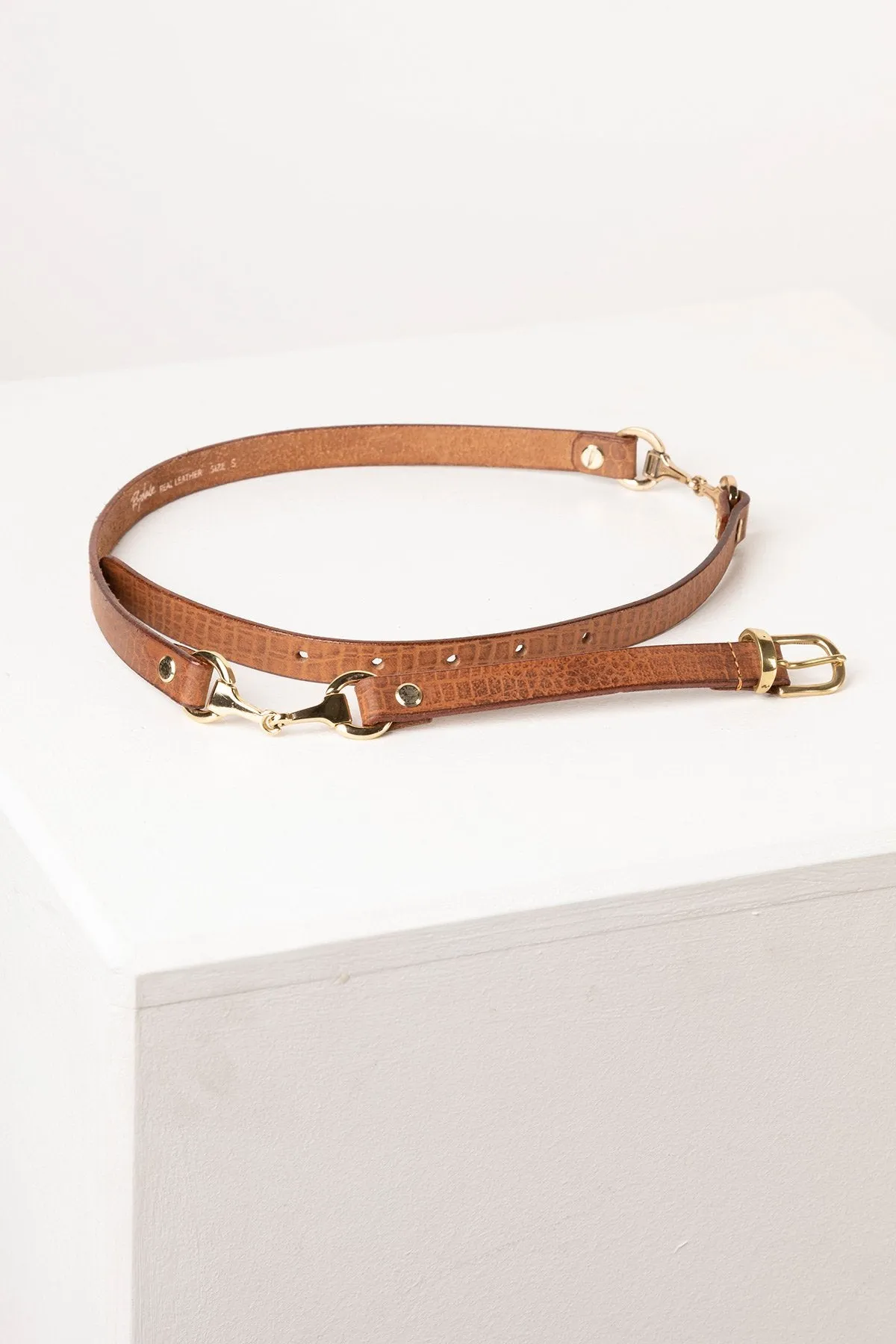 Skinny Snaffle Belt