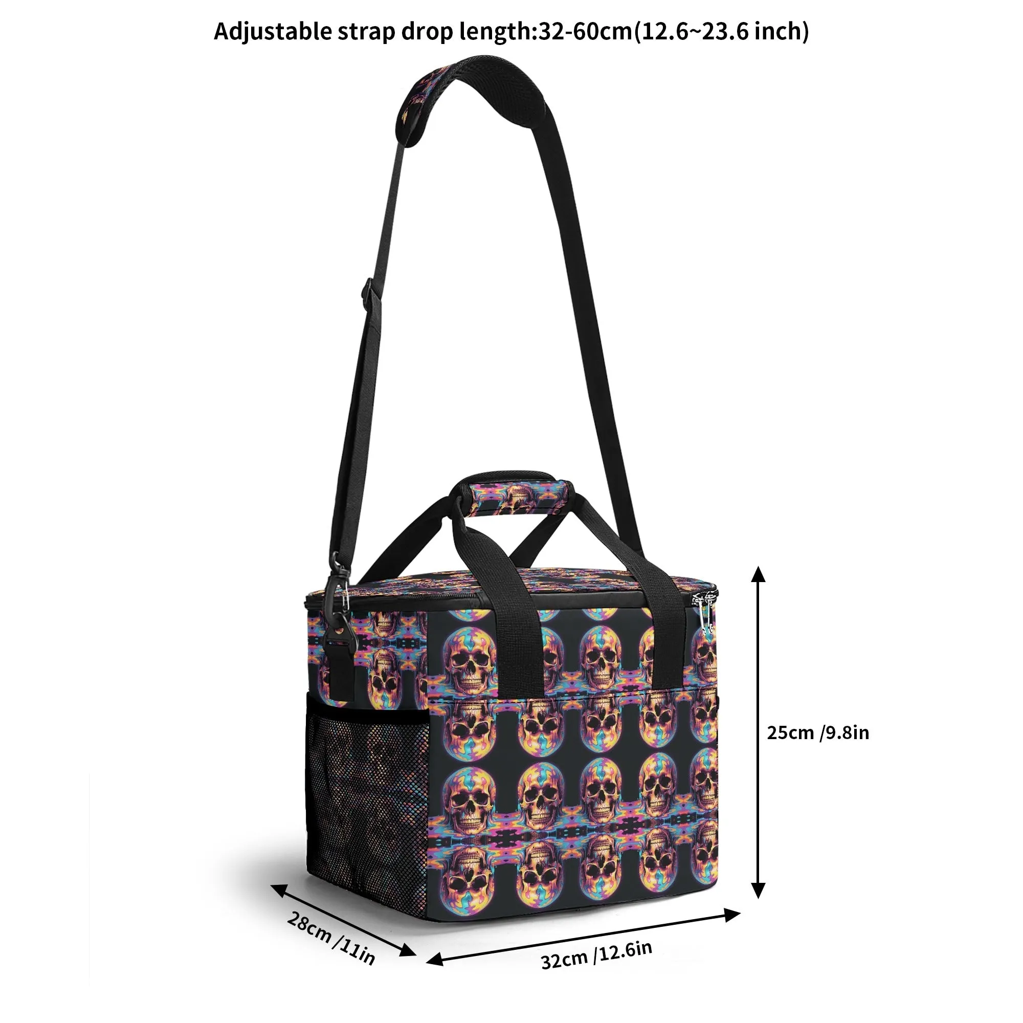 Skull Trip Insulated Leakproof Cooler Bag Lunch Box