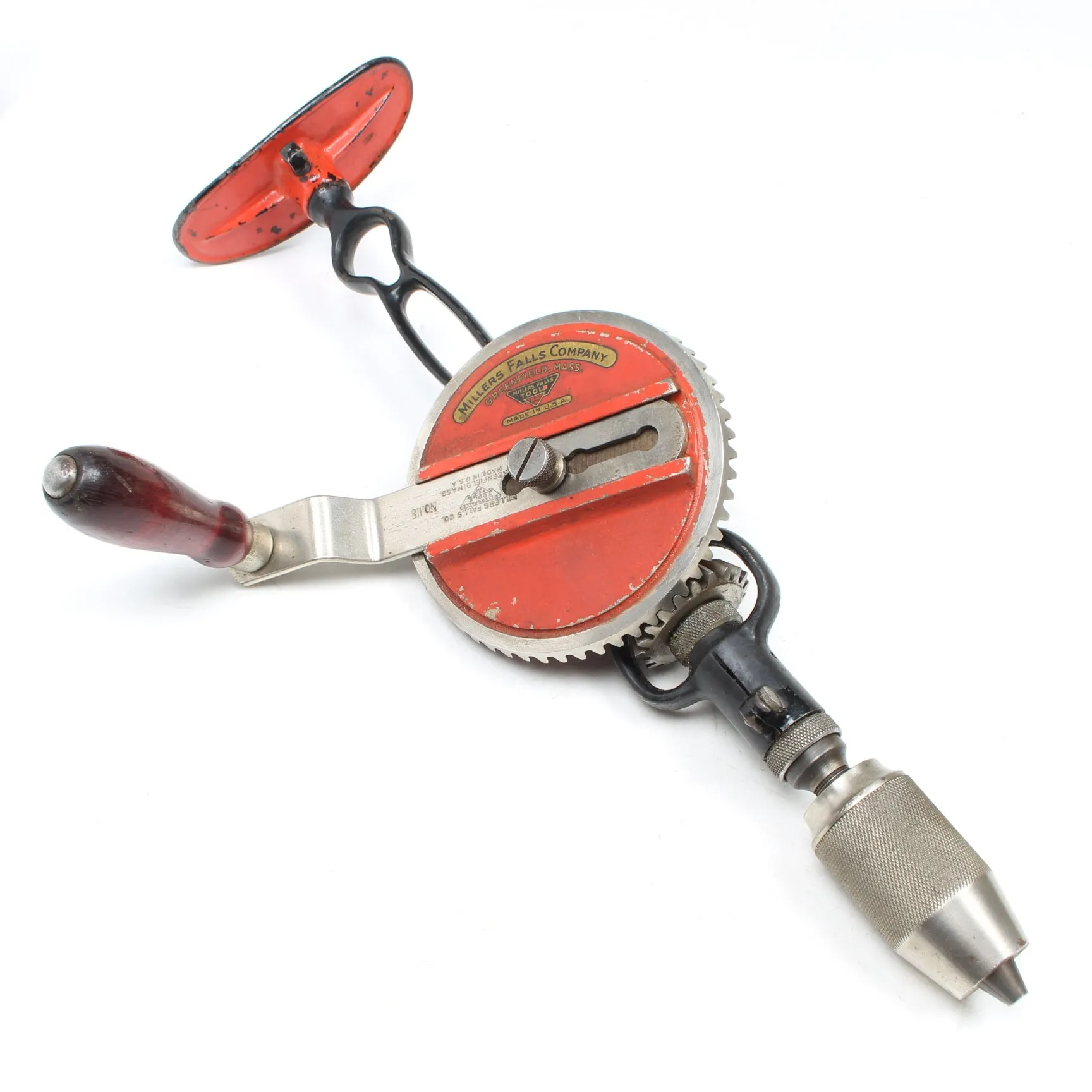 SOLD - Old Millers Falls Hand Breast Drill No. 118 (USA)