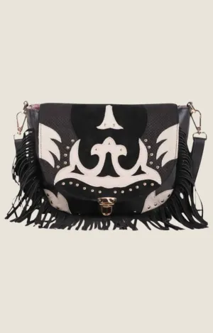 Soto Black Shoulder Bag