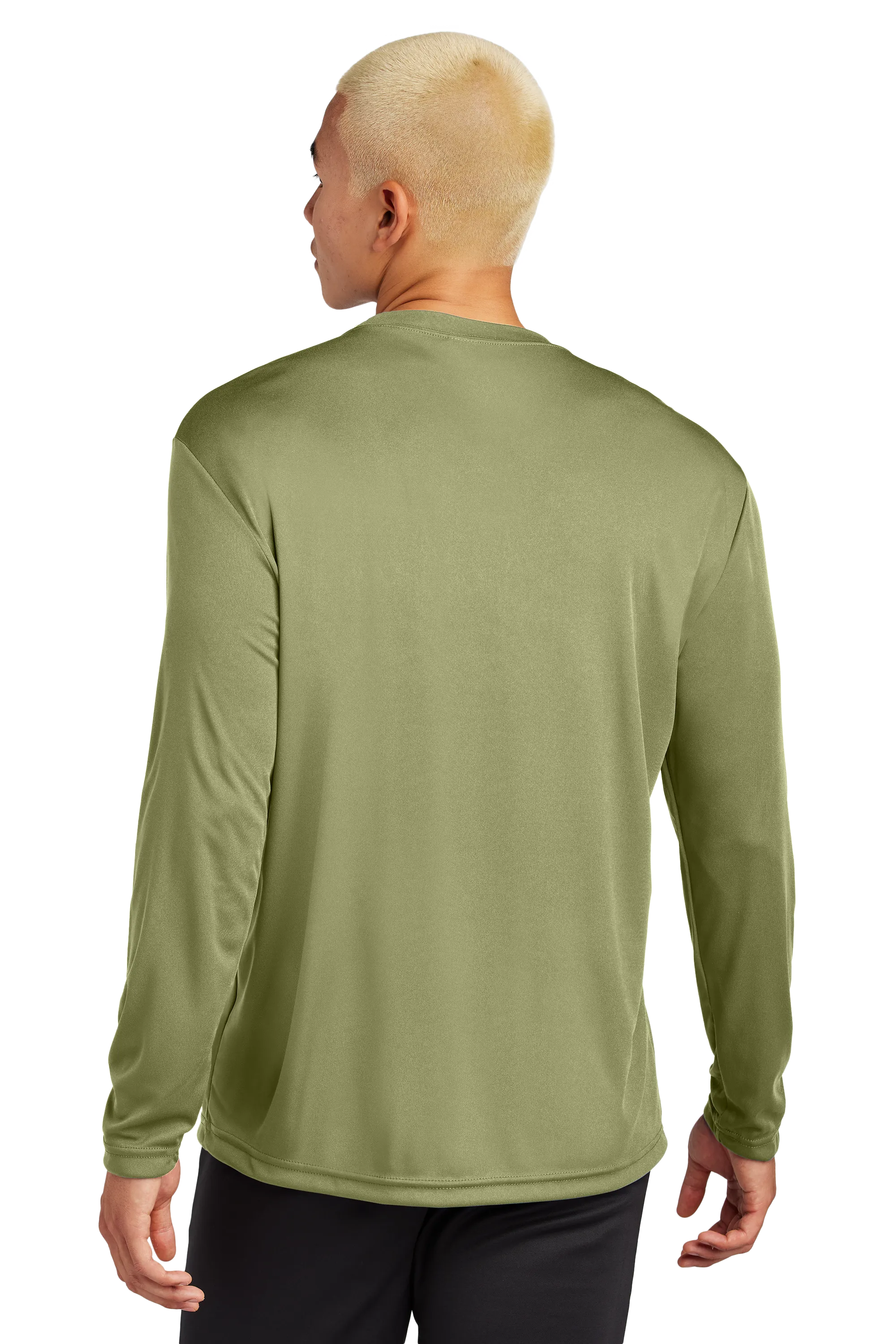 Sport-Tek® Long Sleeve PosiCharge® Competitor™ Tee - Olive Drab Green