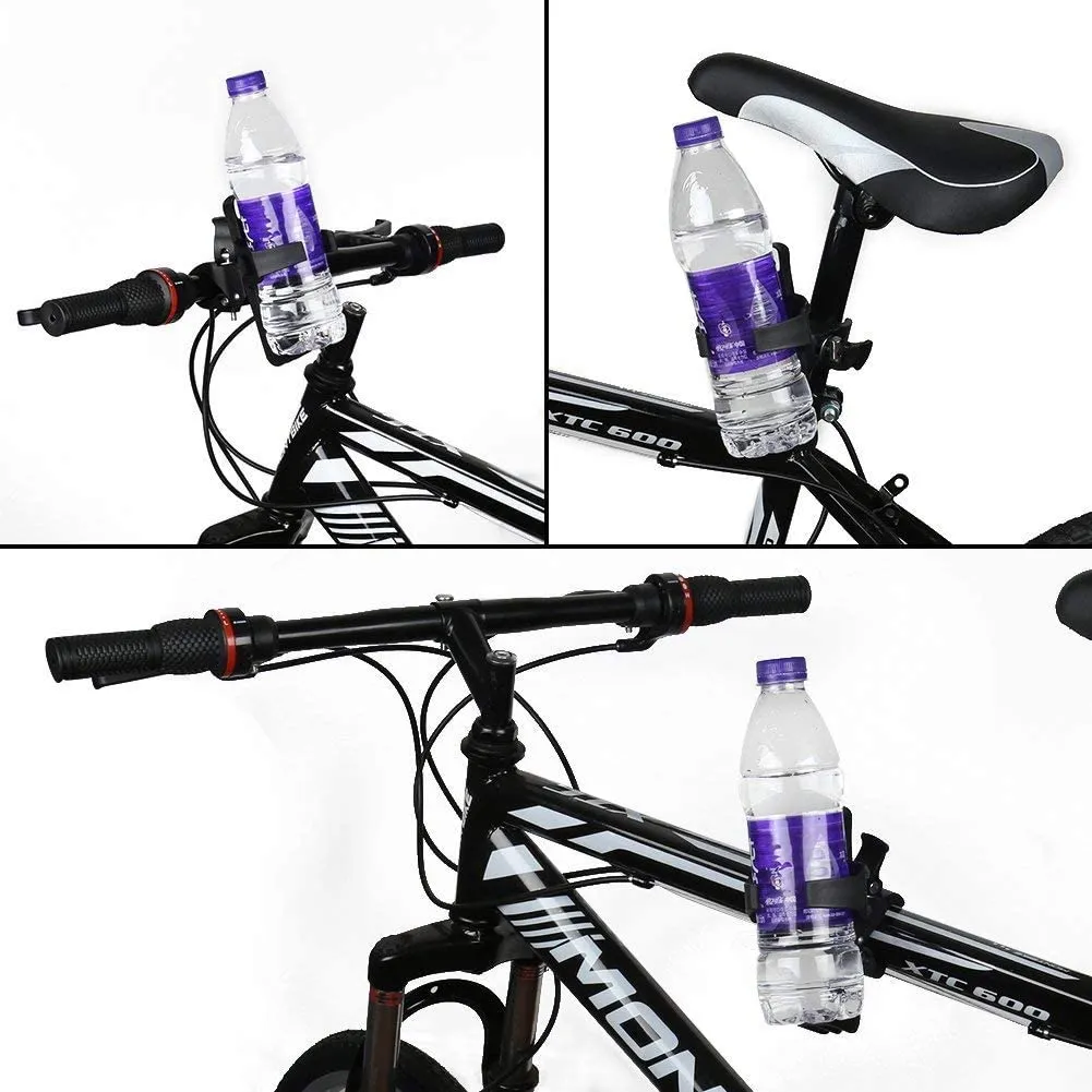 Strauss Bicycle Bottle Holder with Mobile Holder, (Black)