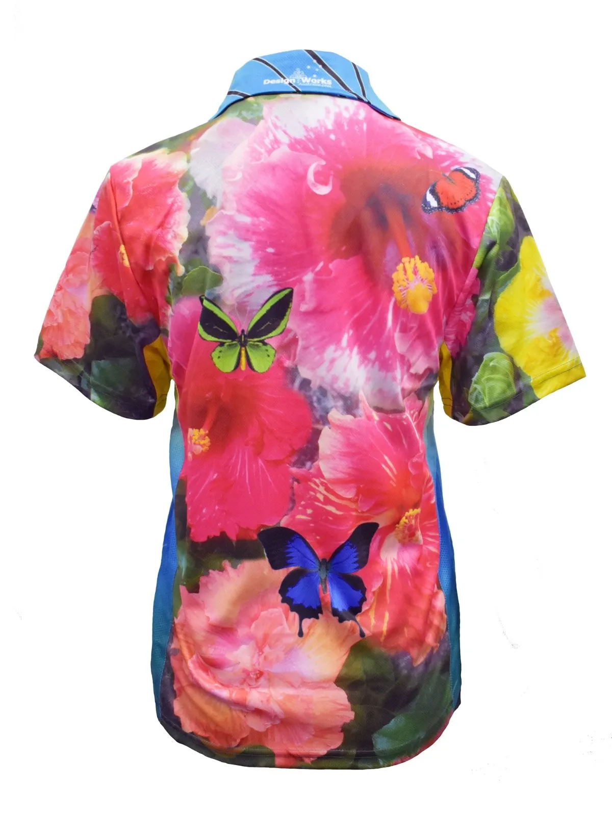 Sun Safe Short Sleeve Gardening Shirts - Butterfly Garden