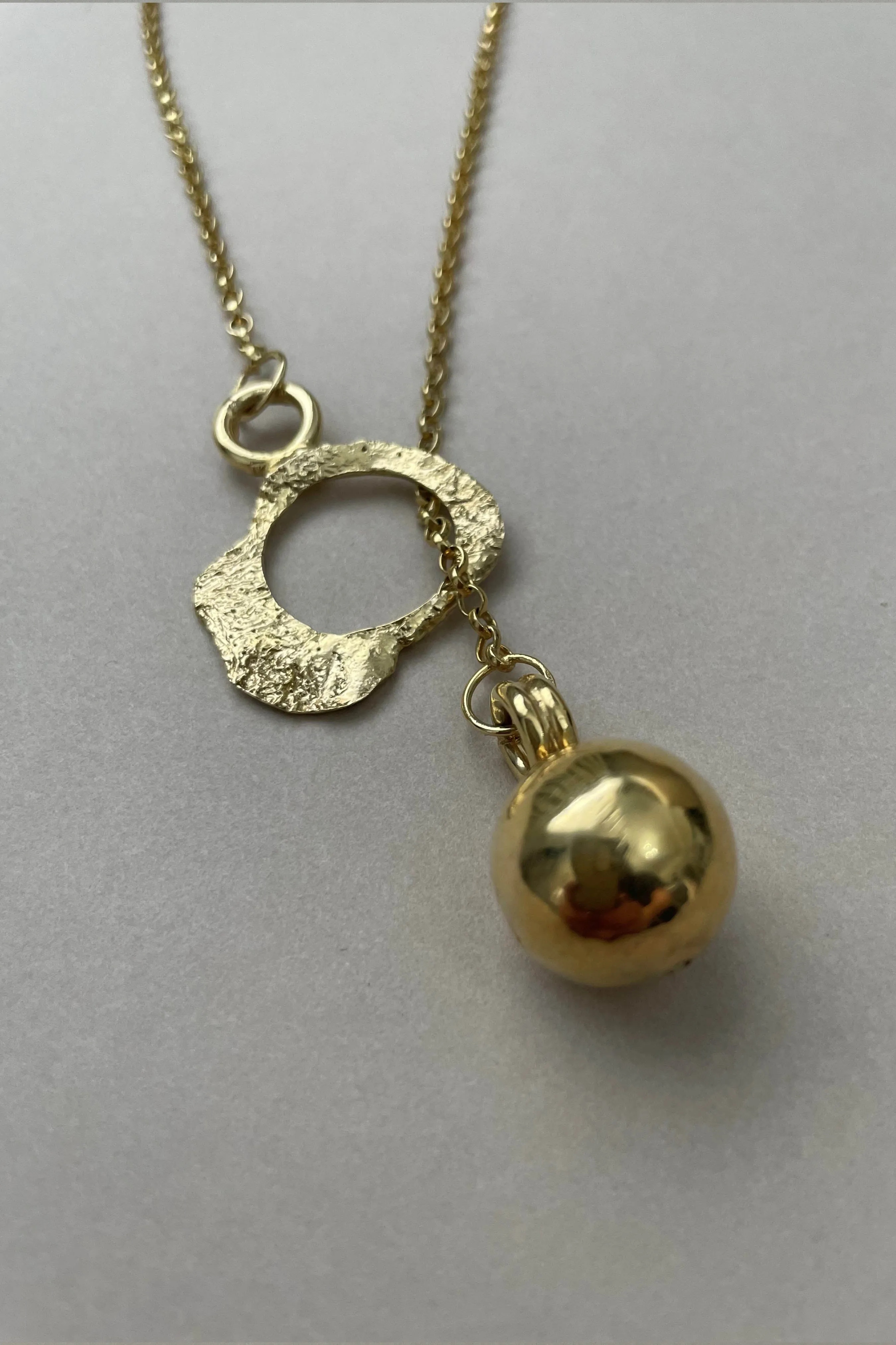 TC X Katy Feldstein Ball & Chain Gold Necklace