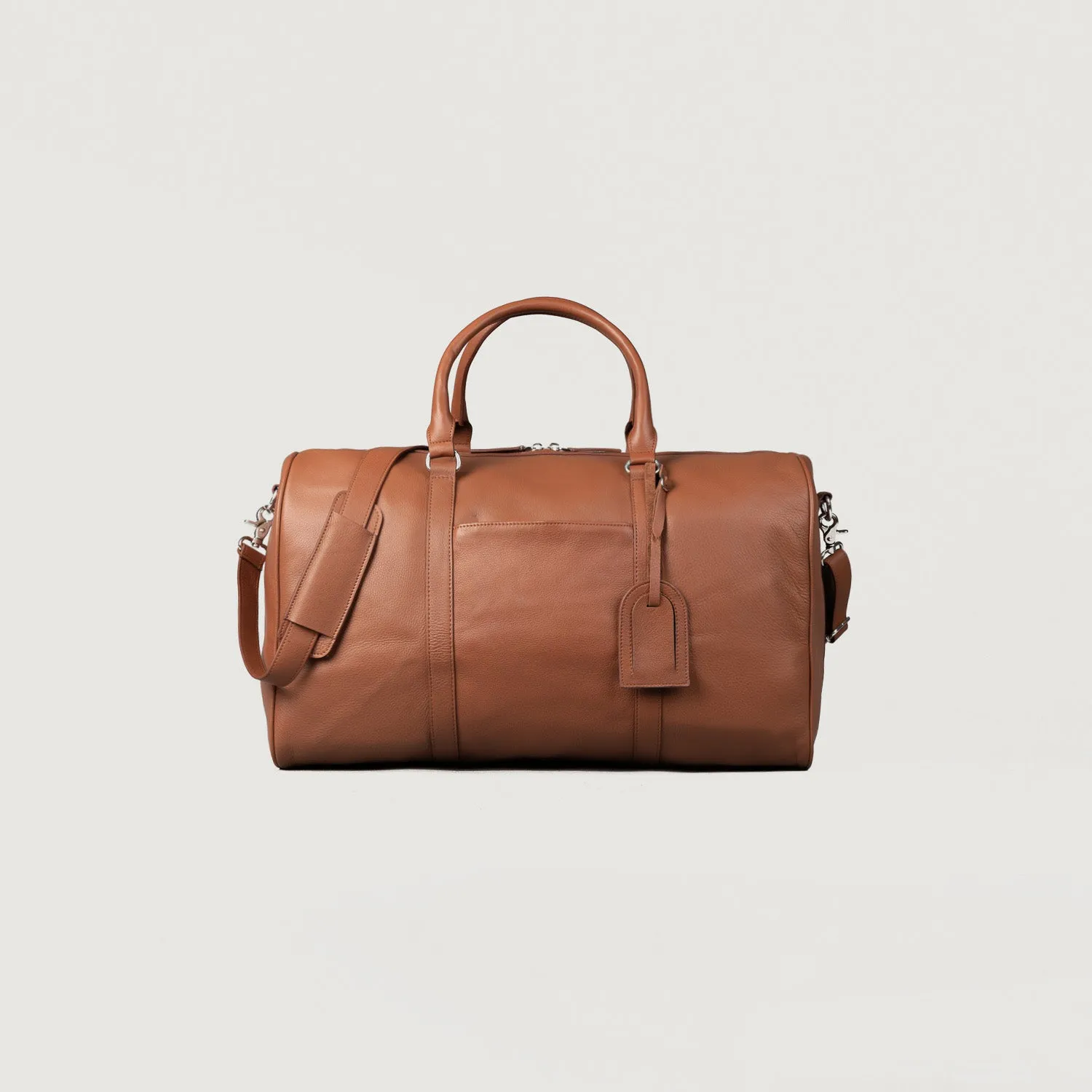 The Darrio Brown Leather Duffle Bag