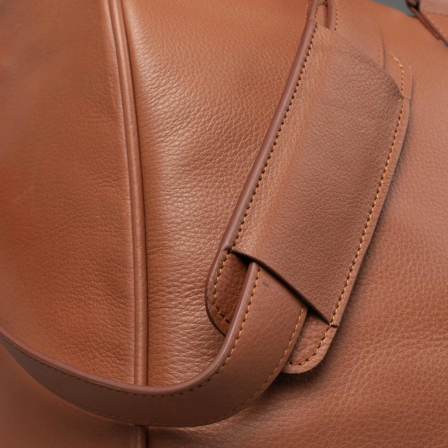 The Darrio Brown Leather Duffle Bag