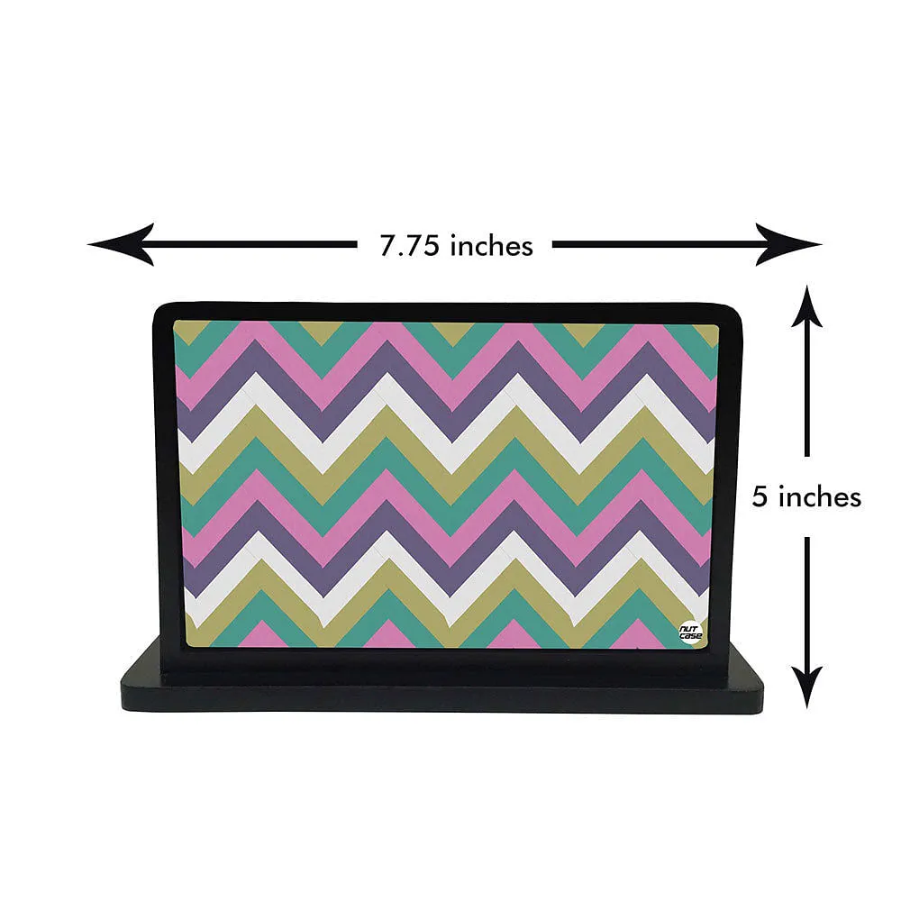 Tissue Holder Paper Napkin Stand -  Chevron