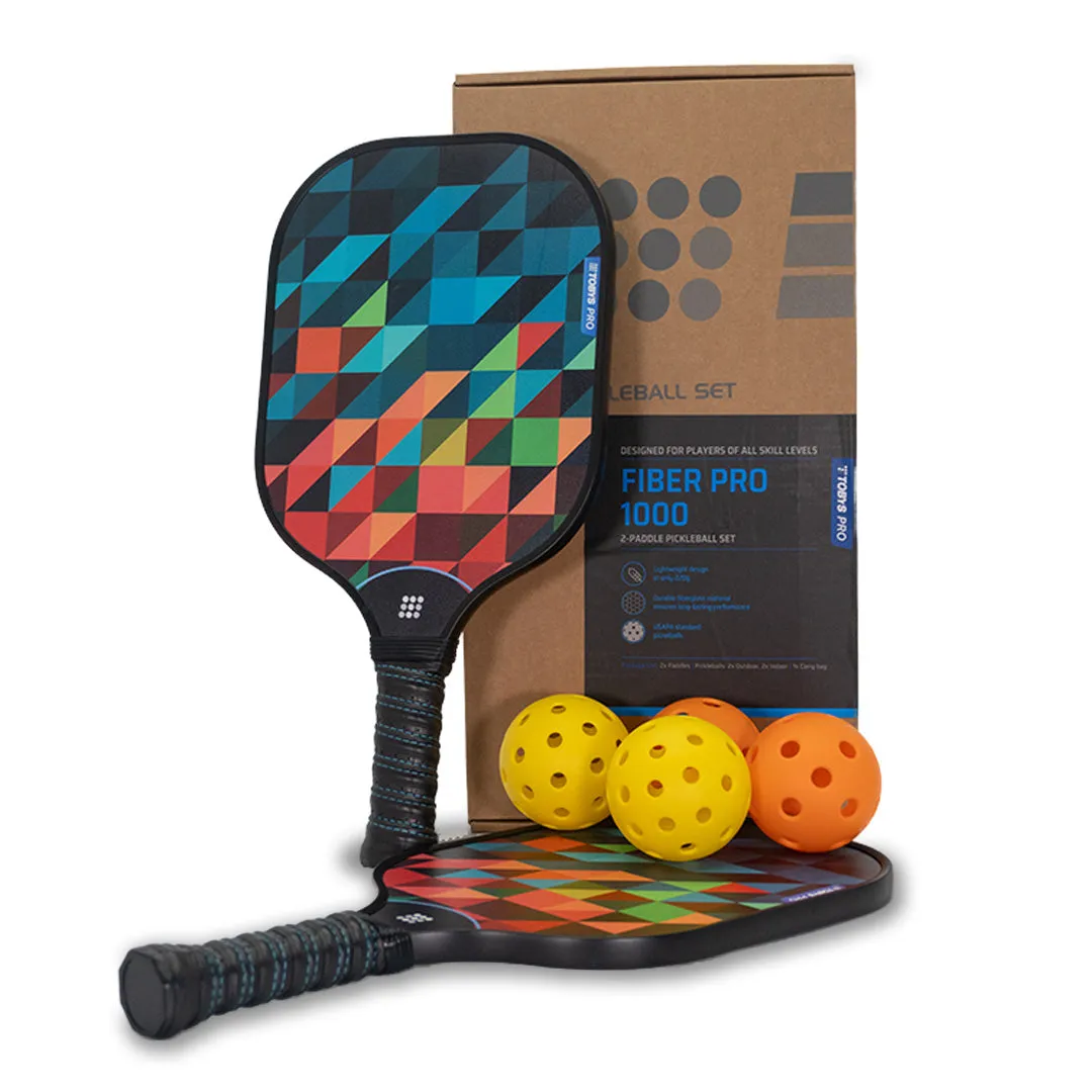 Toby's Pro Fiber Pro Pickleball Set