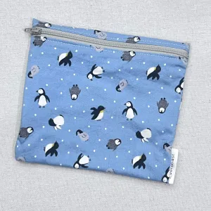 Tossed Penguins Reusable Sandwich Bag