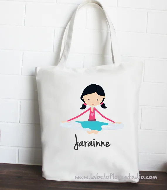 Tote: Peaceful Yoga Girl