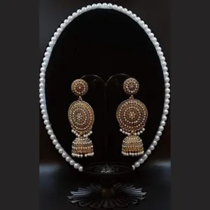 Traditional long indian jhumkas