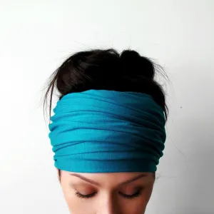 TURQUOISE BLUE Head Scarf