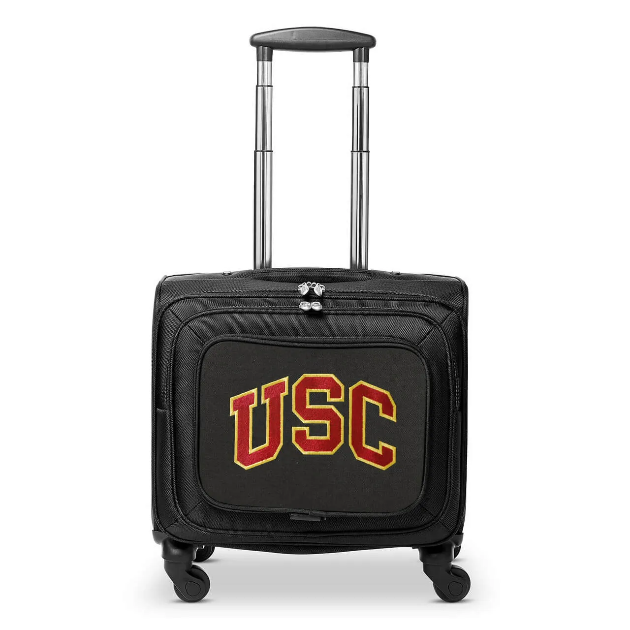 USC Trojans 14" Black Wheeled Laptop Overnighter