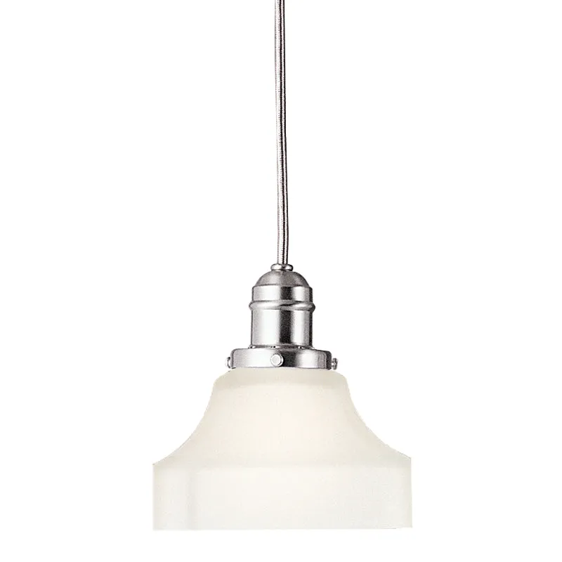 Vintage Collection 1 Light Pendant in Satin Nickel