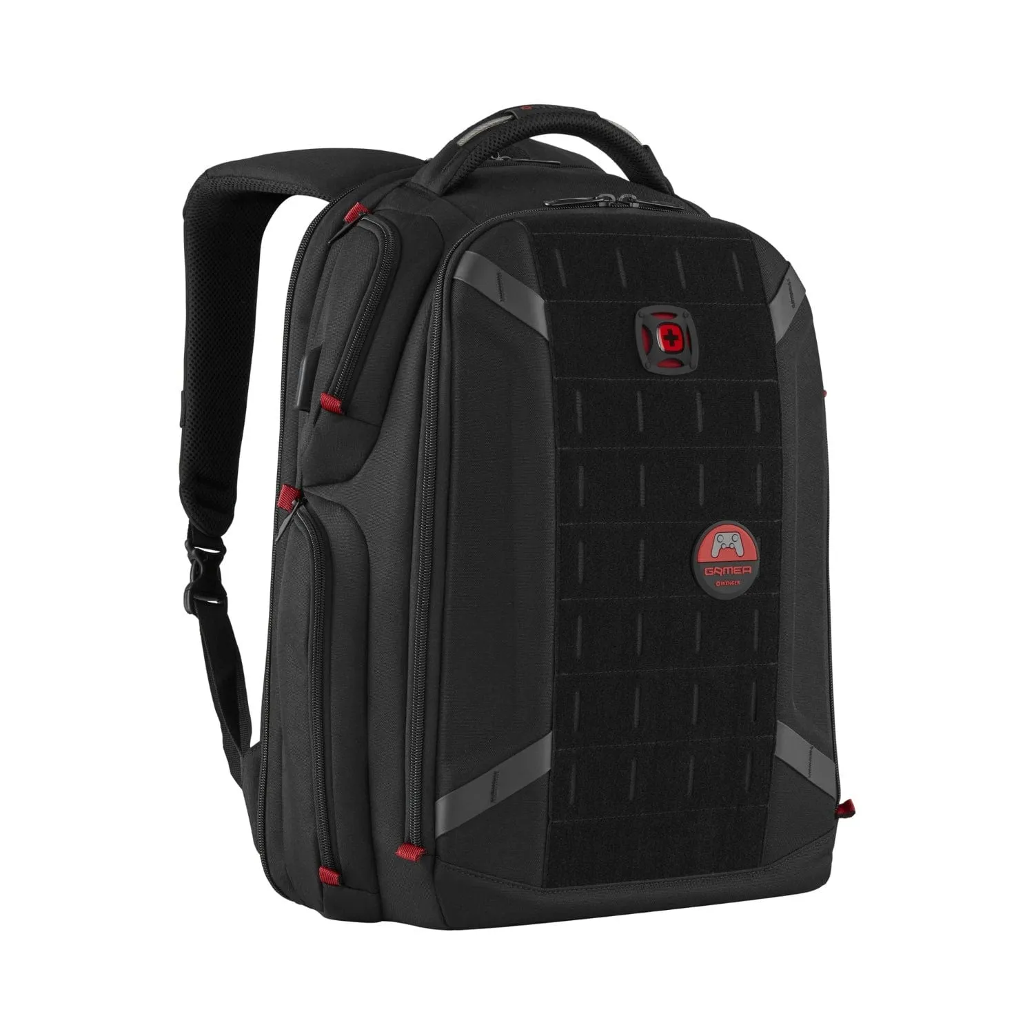 Wenger Tech PlayerOne 17.3" Gaming Laptop Backpack with Tablet Pocket Black - 611650