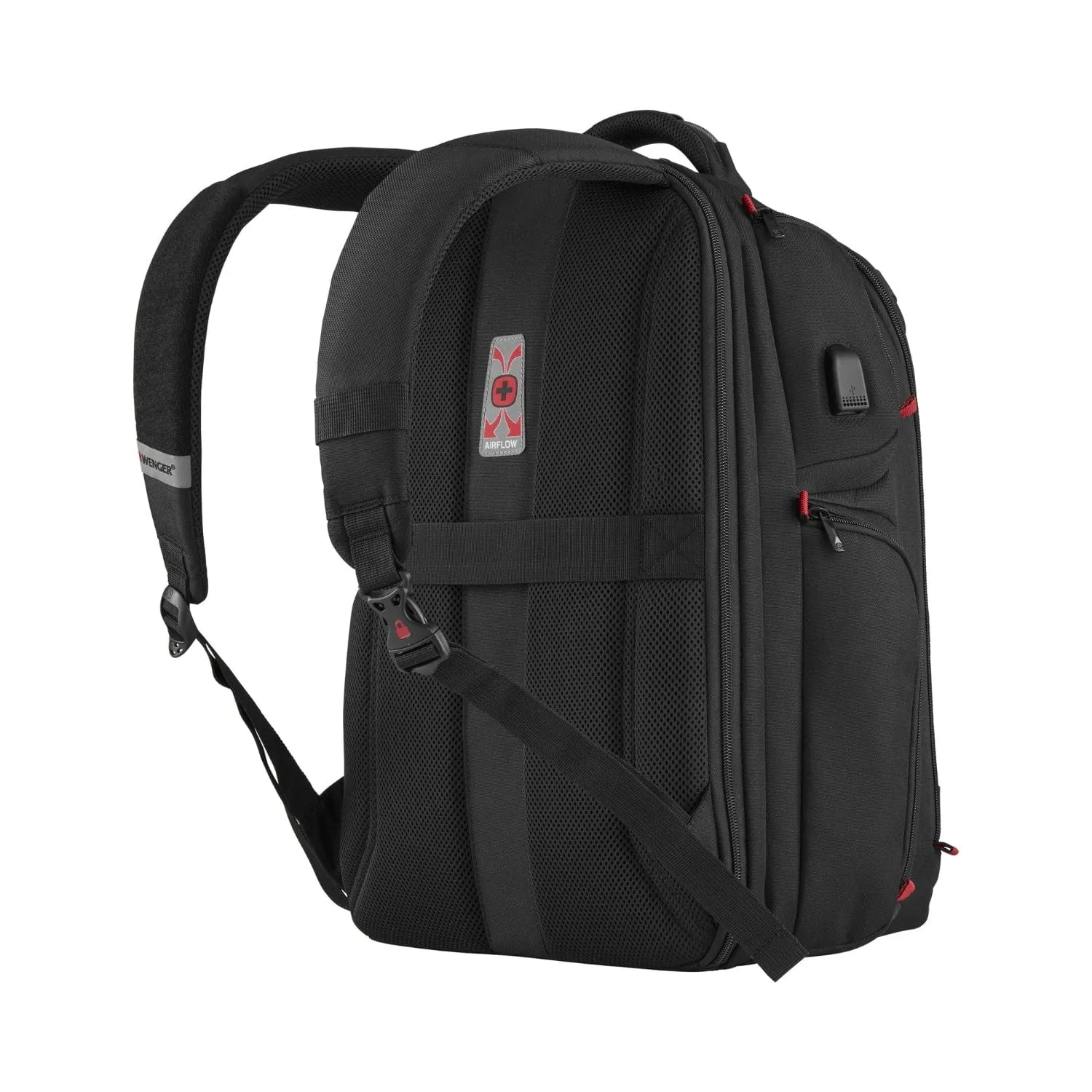 Wenger Tech PlayerOne 17.3" Gaming Laptop Backpack with Tablet Pocket Black - 611650