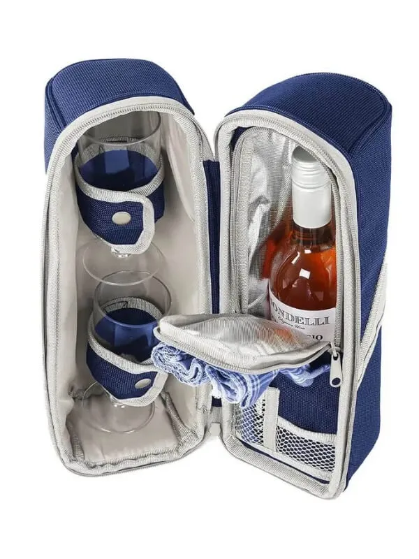 Wine Cooler Bag with Adjustable Padded Shoulder Strap