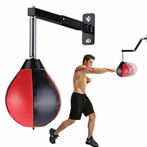 Wolon Martial Arts Boxing MMA Speed Ball Training Punching Bag [WS]