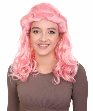 Womens 40's Pin Up Girl Wig | Pink Vintage Wig | Premium Breathable Capless Cap