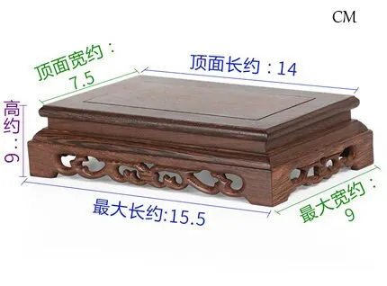 Wooden Pedestal Display In Natural Solid Wood Base For Statues, Crafts, Bonsai, Or Vase Base