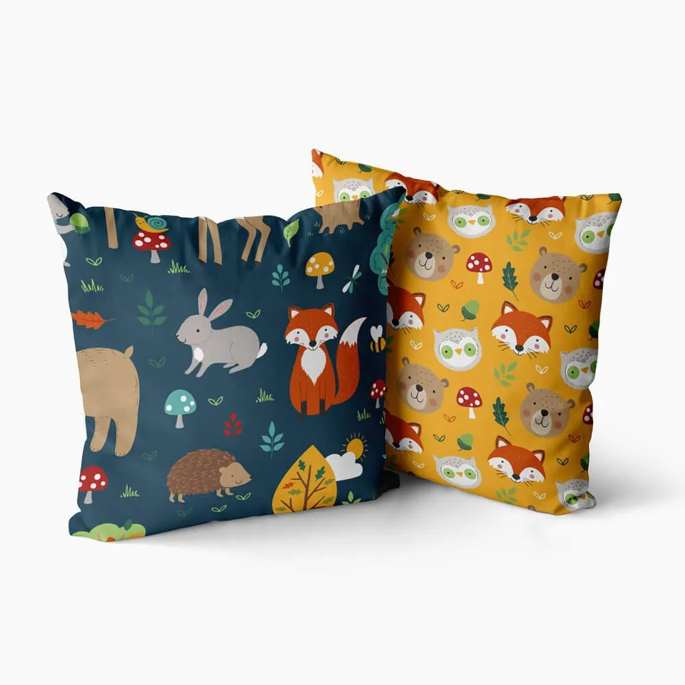 Woodland Friends Cushion Covers