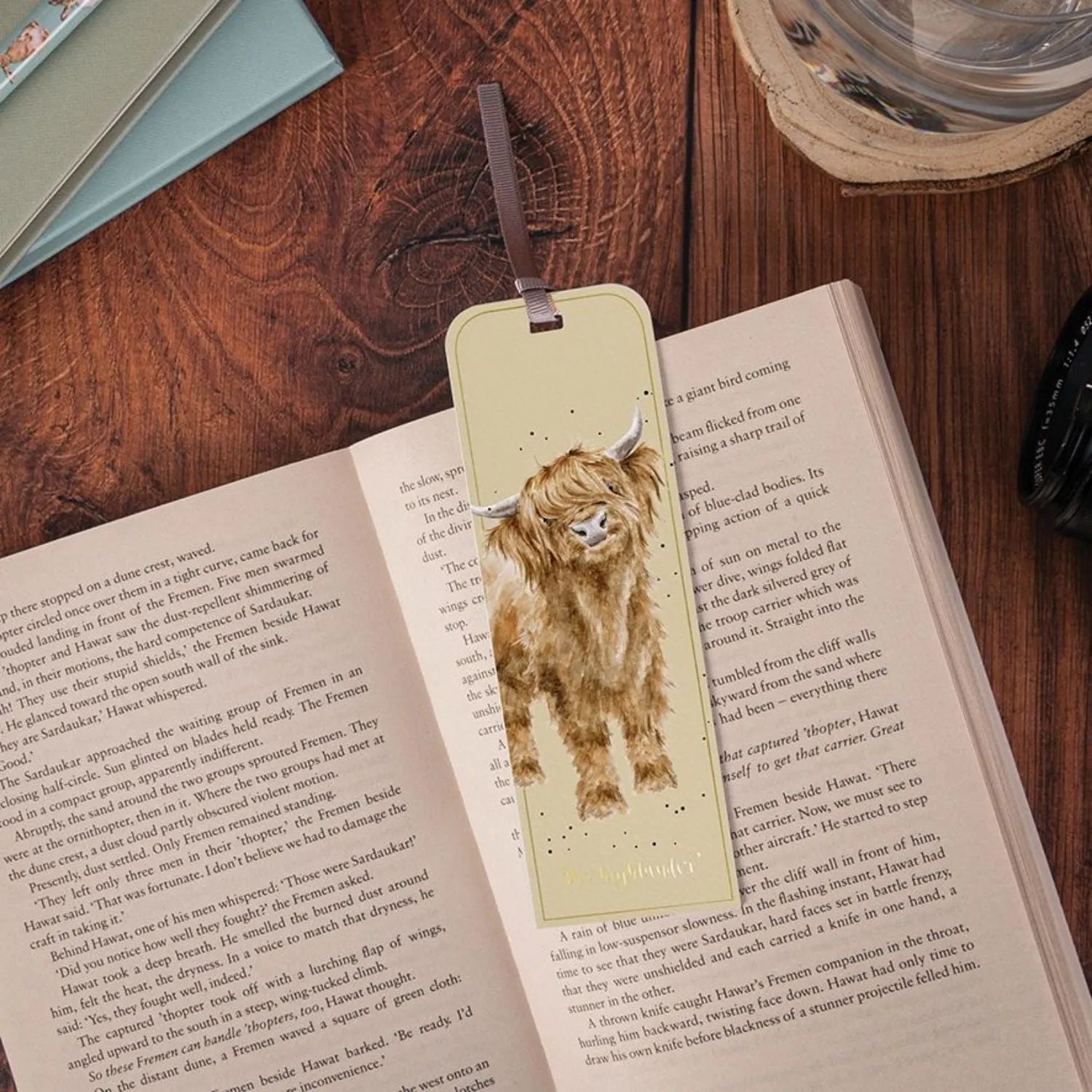 Wrendale 15cm The Highlander Highland Cow Bookmark