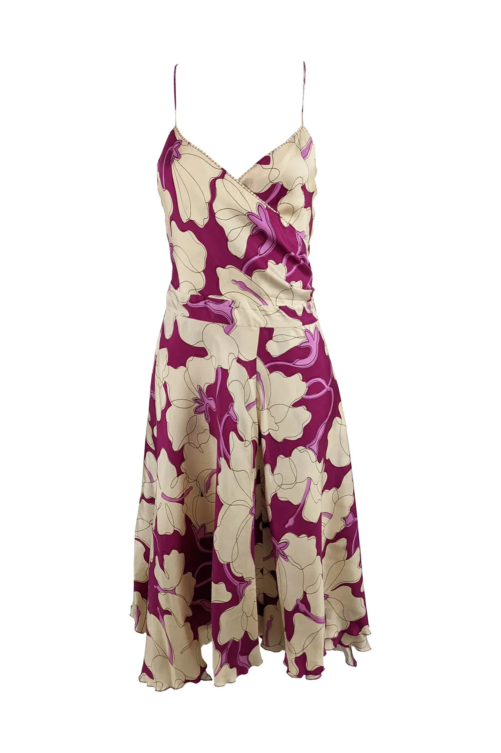 y2k Vintage Moschino Silk Dress, 2000s