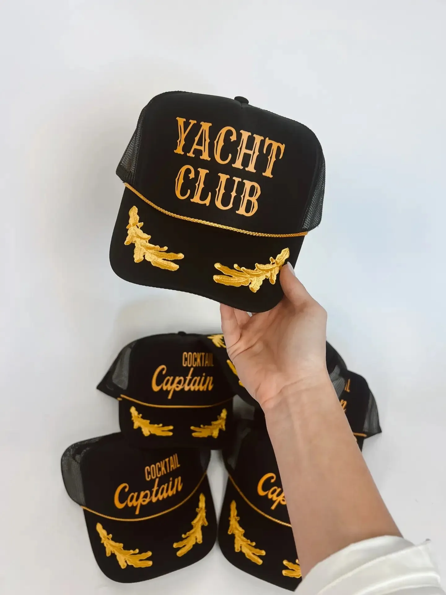 Yacht Club Captain Trucker Hat