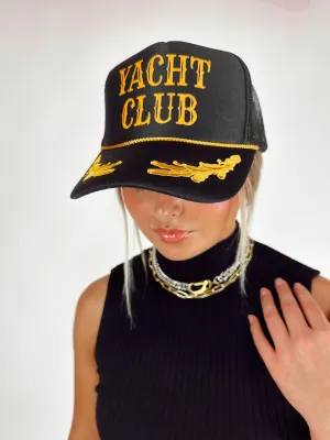 Yacht Club Captain Trucker Hat