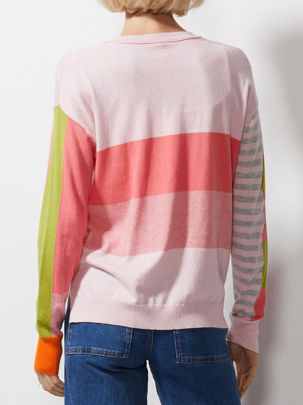 ZAKET & PLOVER DIAGONAL STRIPE JUMPER