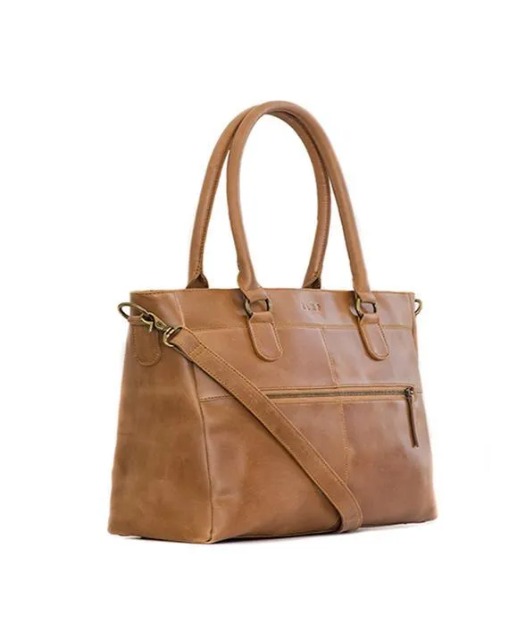 Zemp Casablanca 15” Tote | Waxy Tan