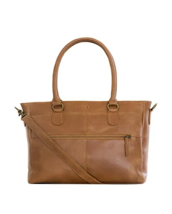 Zemp Casablanca 15” Tote | Waxy Tan