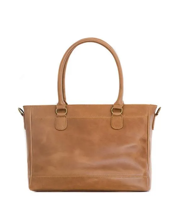 Zemp Casablanca 15” Tote | Waxy Tan